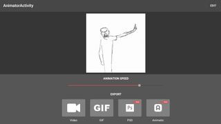 Screenshot of Animatic, one of the best drawing apps for Android