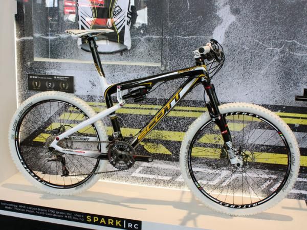 Scott's top-end Spark RC frame is mostly carryover for 2010