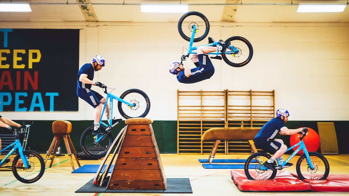 MacAskill&#039;s bike aerobatics are legendary