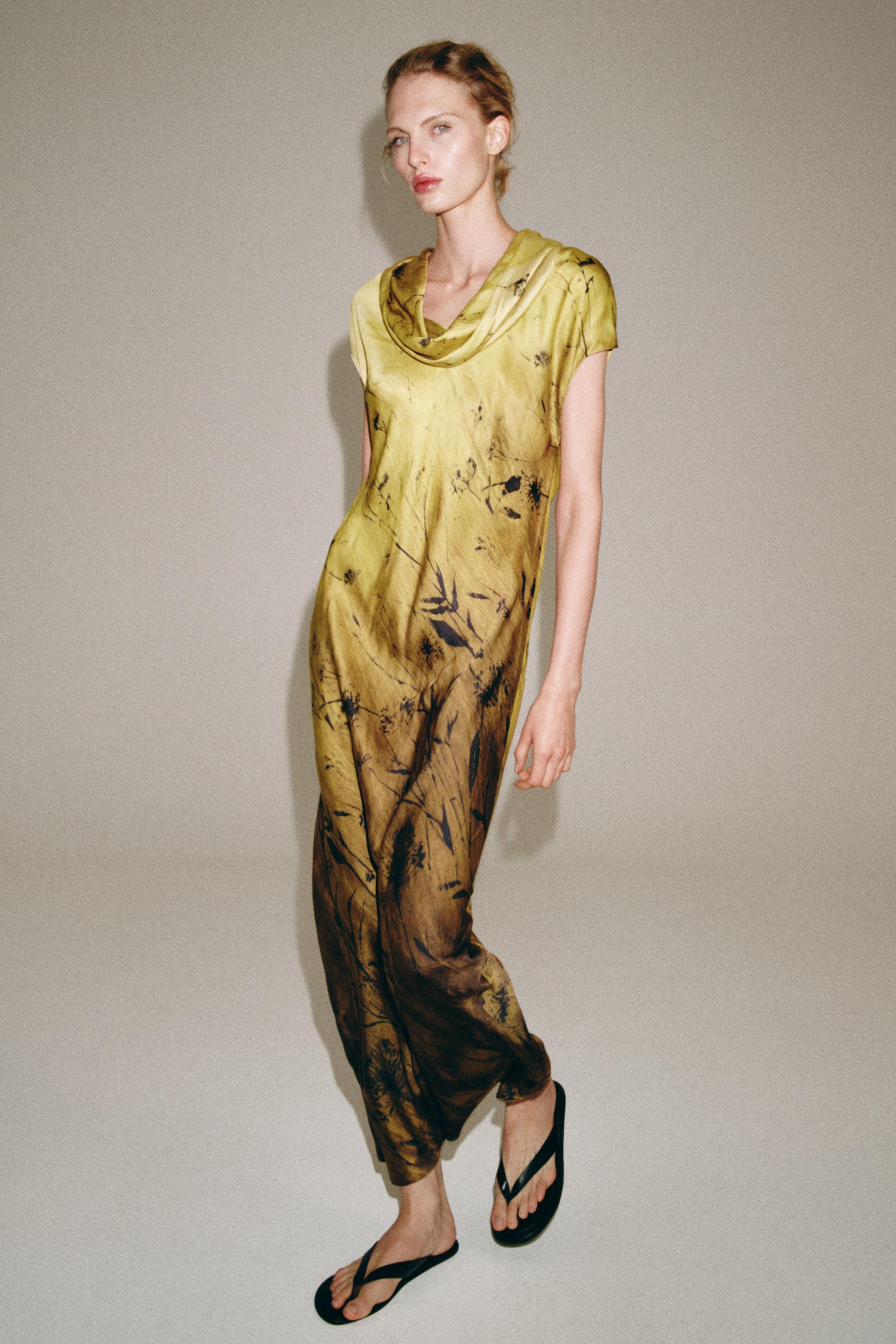 Zw Collection Printed Dress - Brandy - Xs