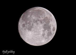 August 2013 Moon Seen Over Missouri