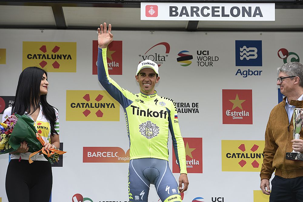 Alberto Contador (Tinkoff) was second overall in Catalunya