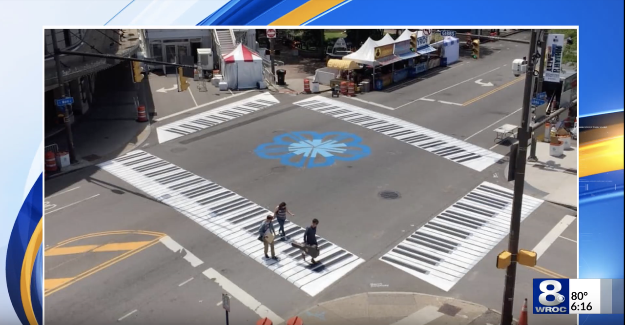 The Composers Crossing in Rochester.