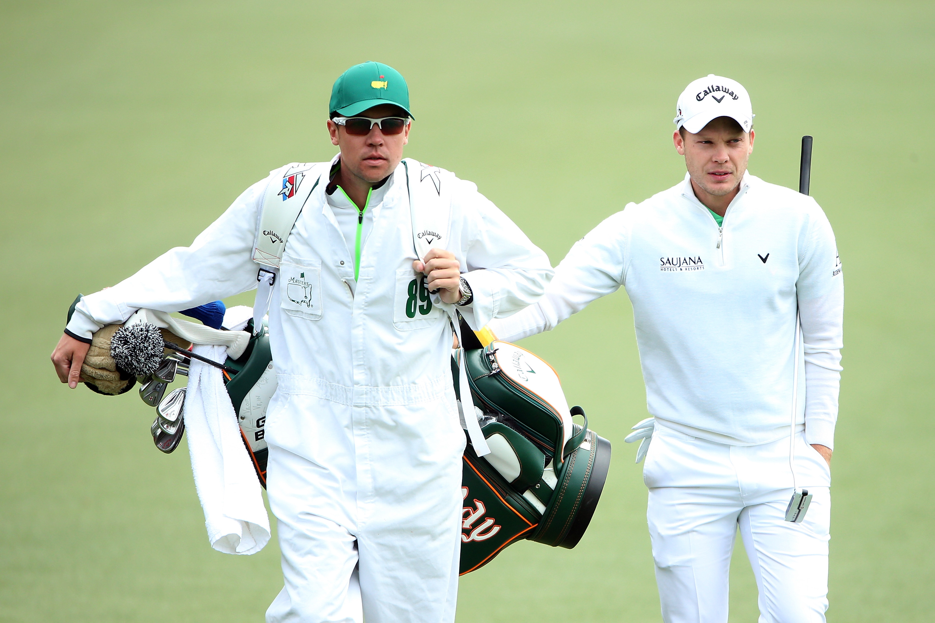 during the final round of the 2016 Masters Tournament at Augusta National Golf Club on April 10, 2016 in Augusta, Georgia.