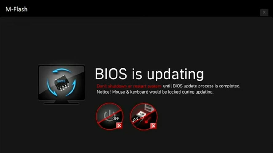 Actualizaciones de BIOS de MSI para reparar BSOD