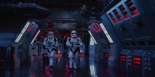 Stormtroopers in Rise of the Resistance promotional video.