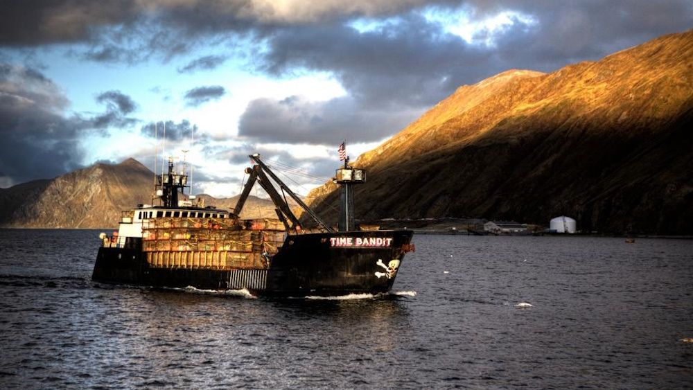 Time Bandit boat during an episode of Deadliest Catch