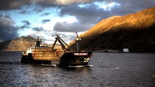 Time Bandit boat during an episode of Deadliest Catch