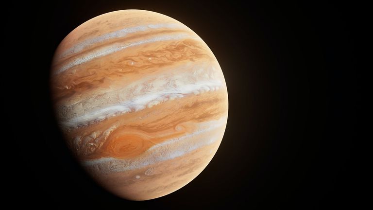 3d render of Jupiter