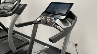 Image shows a closeup of the ProForm Premier 900 treadmill display.