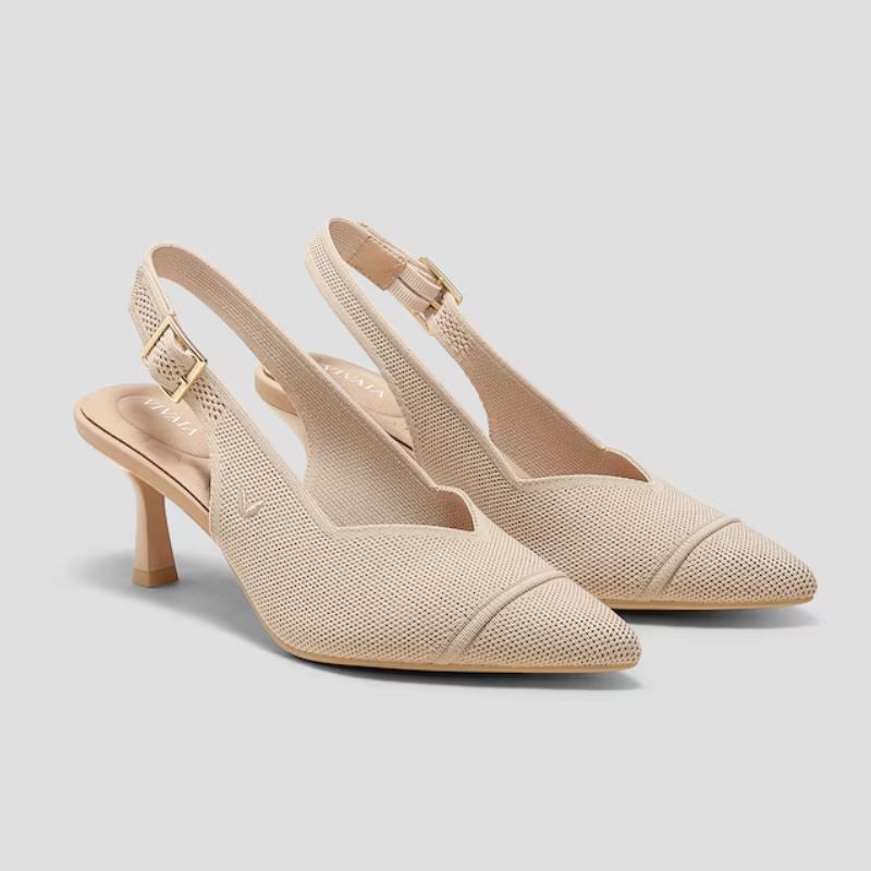beige slingback shoes
