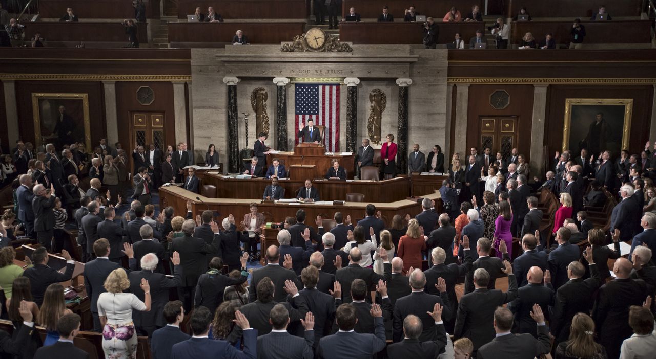 House members take the oath of office.