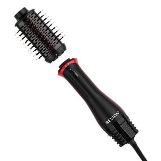 Revlon One-Step Volumiser Plus (patented Detachable Head, Ceramic Titanium Barrel, Nylon Styling Bristles With Activated Charcoal Pins, Tourmaline Ionic Technology), Rvdr5298uk