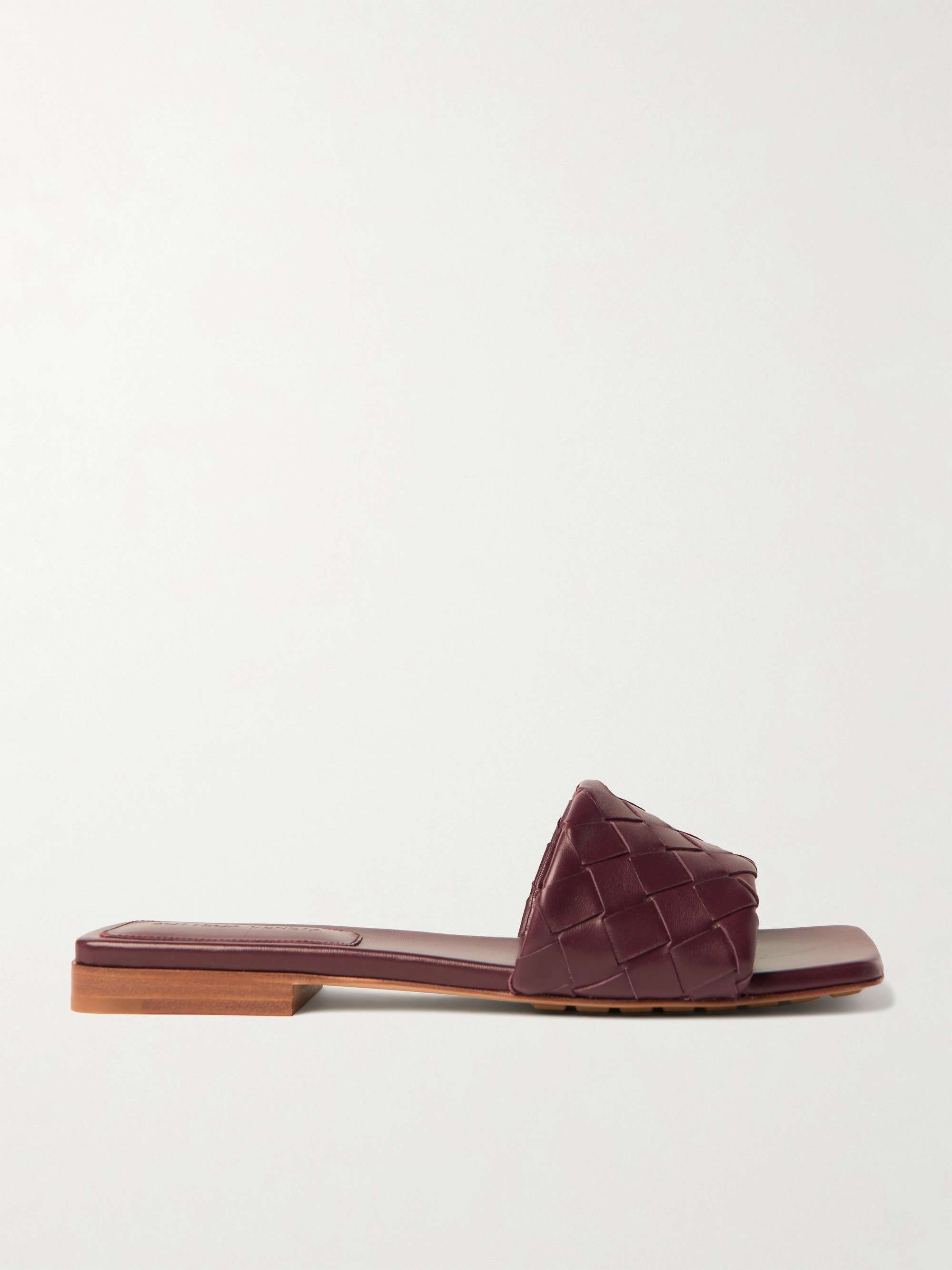 Parco Intrecciato Leather Slides