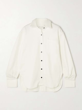 Oversized Organic Cotton-Twill Shirt