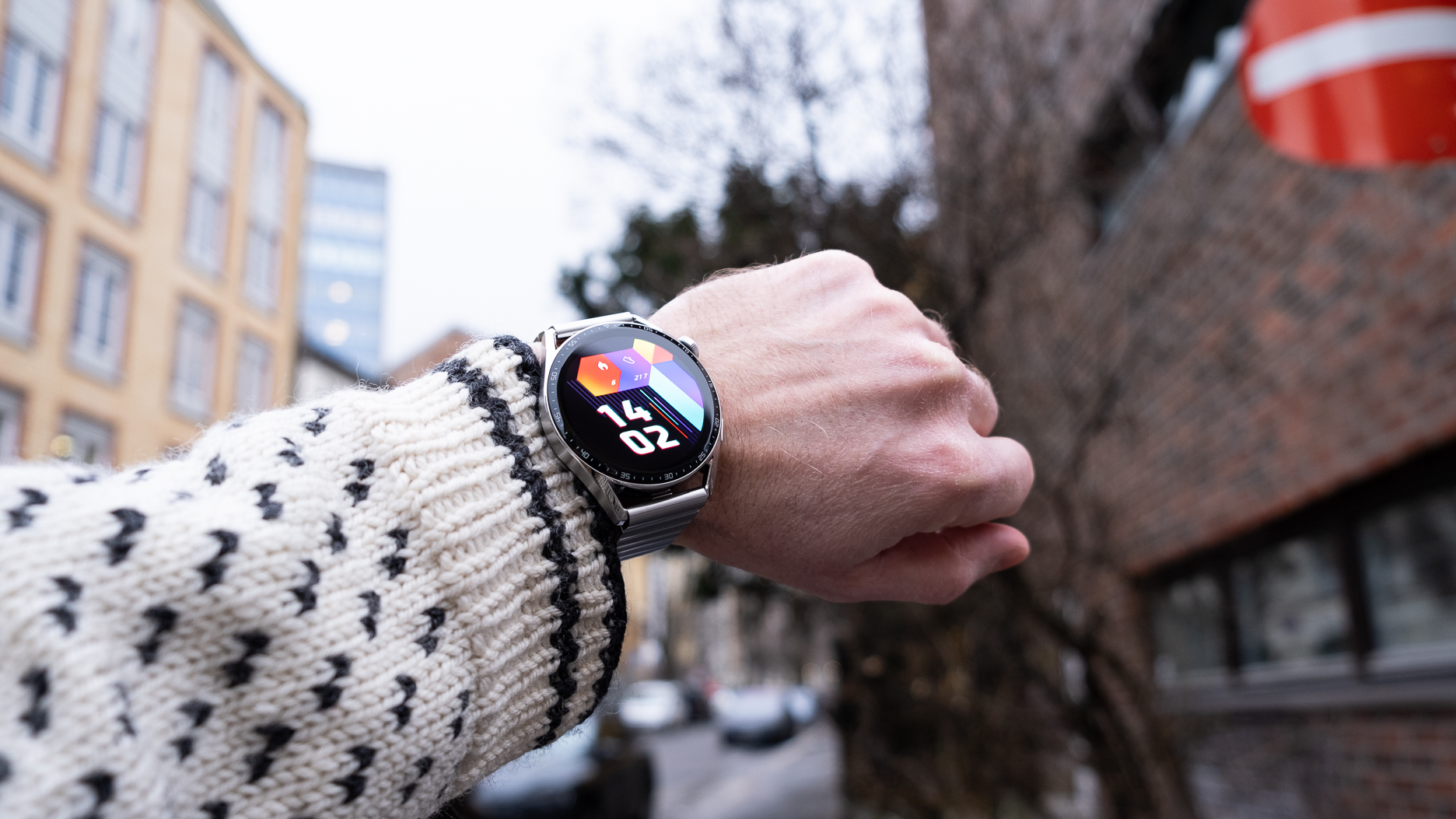 Huawei Watch GT 3 har svært lyssterk skjerm