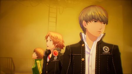 Persona 4 Revival trailer shows Chie, Yosuke, and Yu surrounded by yellow fog.