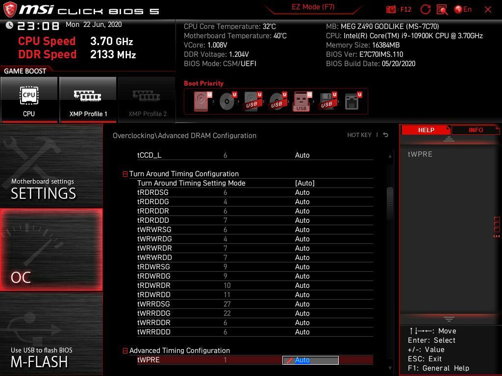 MSI MEG Z490 Godlike