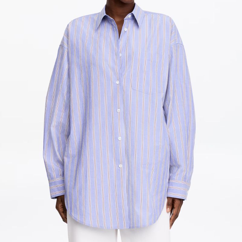 Image of blue striped shirt