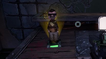 a marcus bobblehead from the upcoming borderlands 4