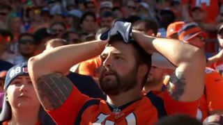 An annoyed Denver Broncos fan