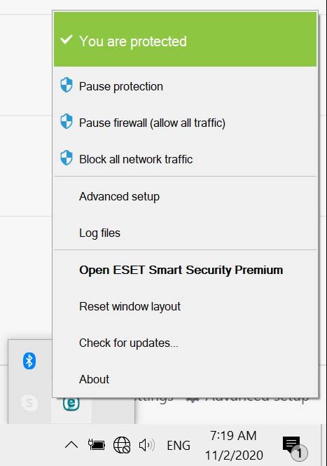 ESET 2021 antivirus