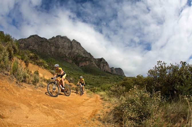 Christoph Sauser and Jaroslav Kulhavy of Burry Stander-Songo