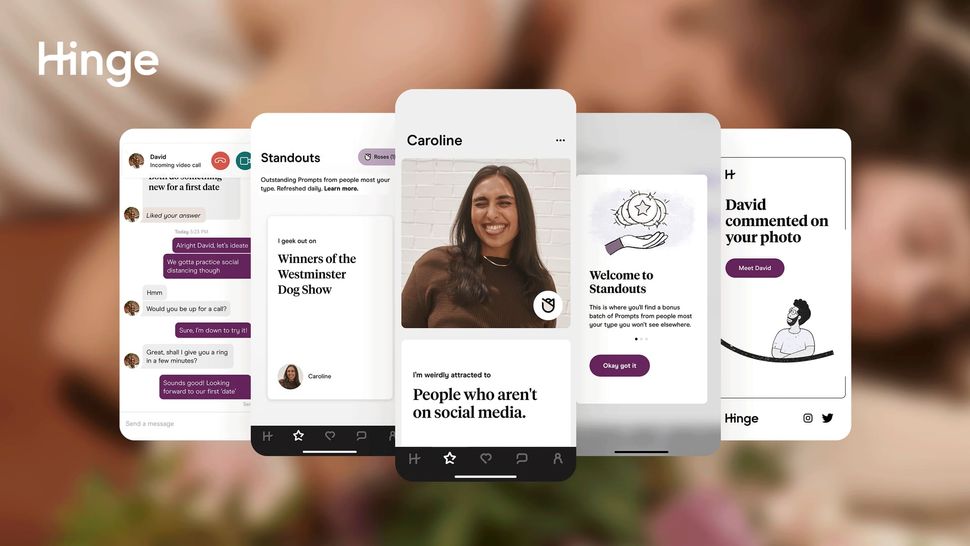 Nu lanseras Hinge dejtingappen som vill raderas TechRadar