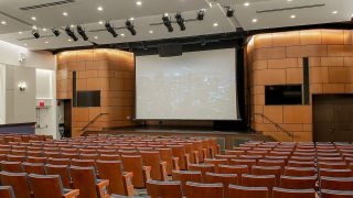 New York University School of Law recently renovated its 400-seat Tishman Auditorium with improved audio through Renkus-Heinz solutions.
