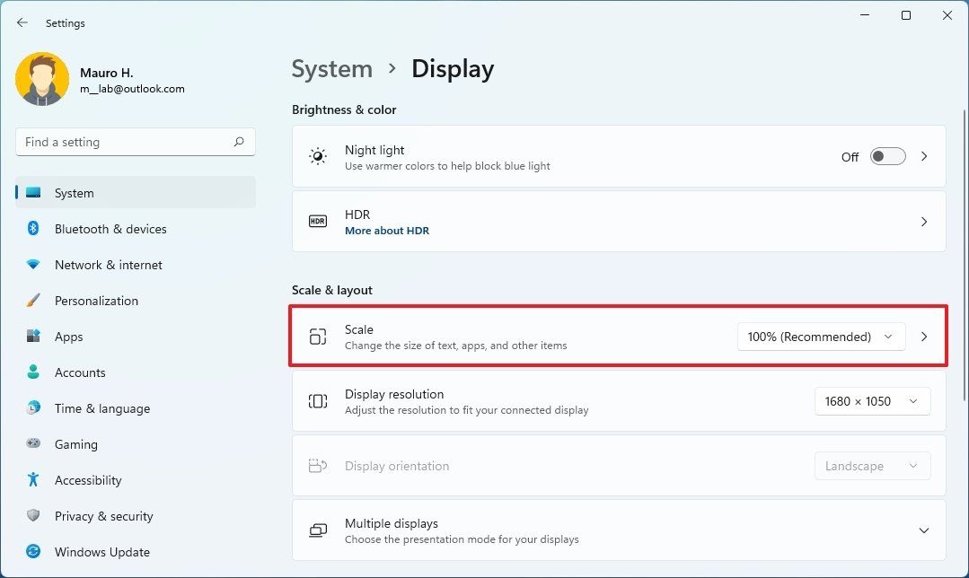 How to adjust display scale settings in Windows 11 | Windows Central