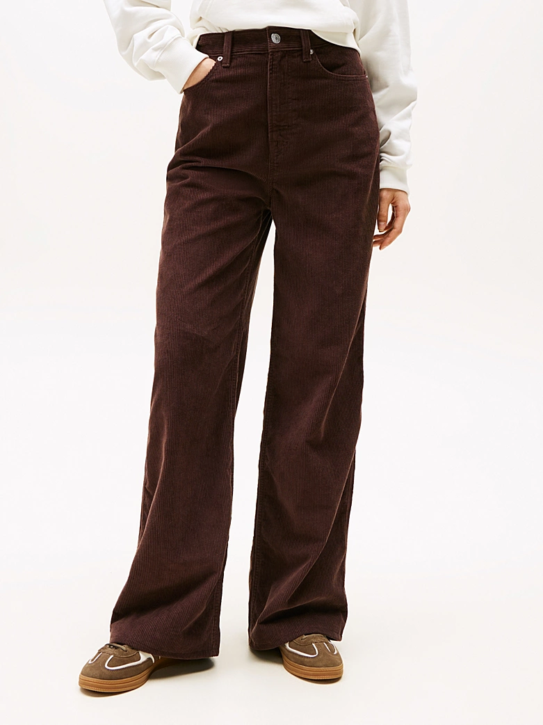 Tommy Hilfiger, Claire Corduroy High Rise Wide Leg Trousers