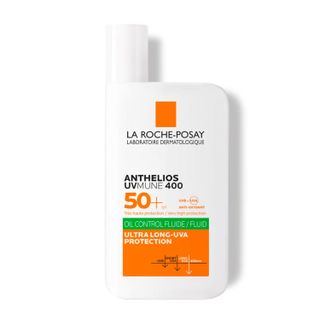 Product shot of La Roche-Posay Anthelios UVMune 400 SPF50+ Oil Control Fluid, one of the best sunscreens for oily skin