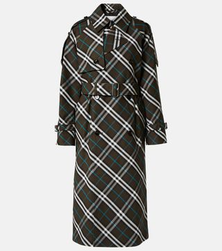 Burberry Check Trench Coat