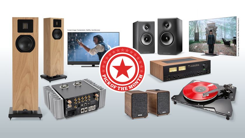 Pick of the Month September 2025 products on greyscale background