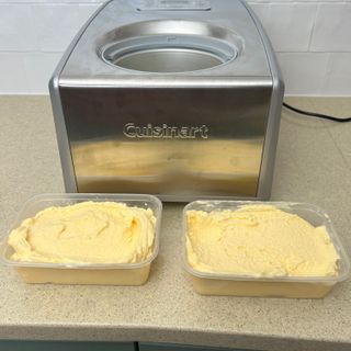 Reviewing the Cuisinart ice cream maker at home