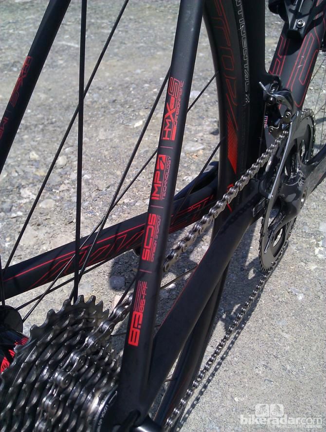 SRAM Red 22 drivetrain on the Addict-SL
