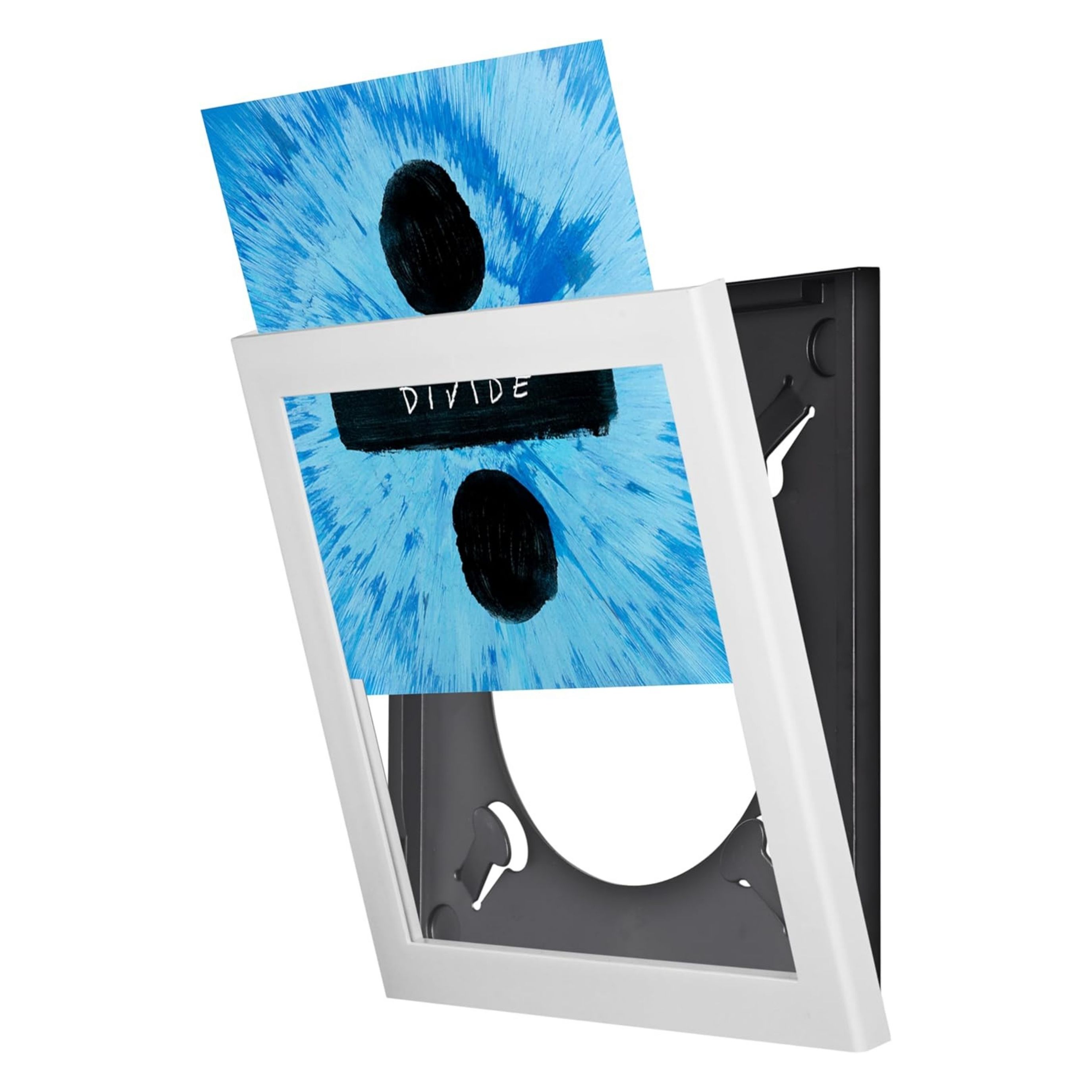 Show &amp;amp; Listen, Vinyl Record Frame in White