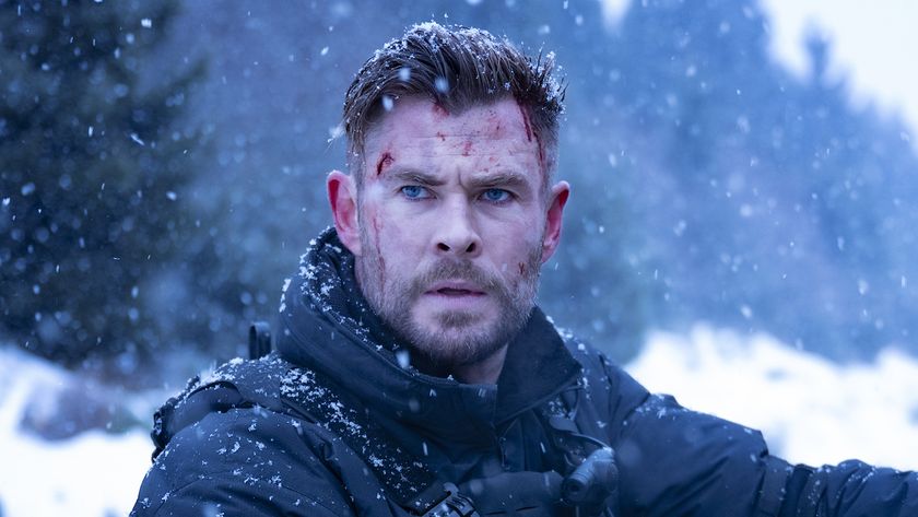 Chris Hemsworth in the snow in Extraction 2