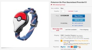 Pokemon Go Plus Auctions