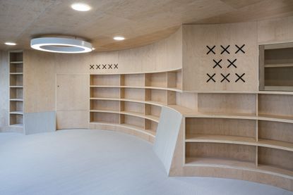 Murado & Elvira designed Baiona Library interior