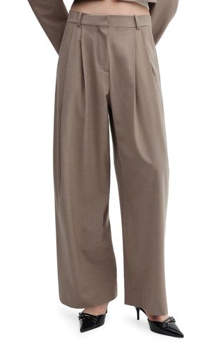 Roy Pleat Wide Leg Pants