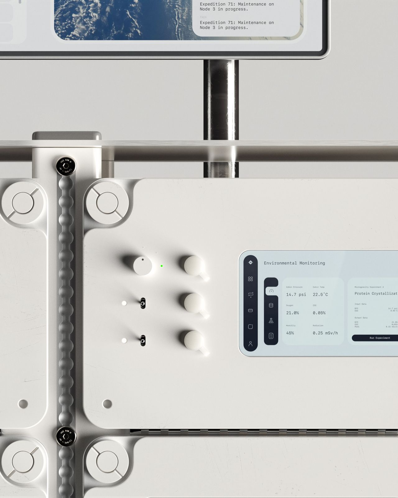 Equipment racks are designed to be modular for easy replacement and upgrades