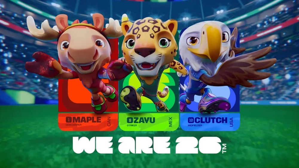 Playable 3D character designs are a new breed of World Cup mascot