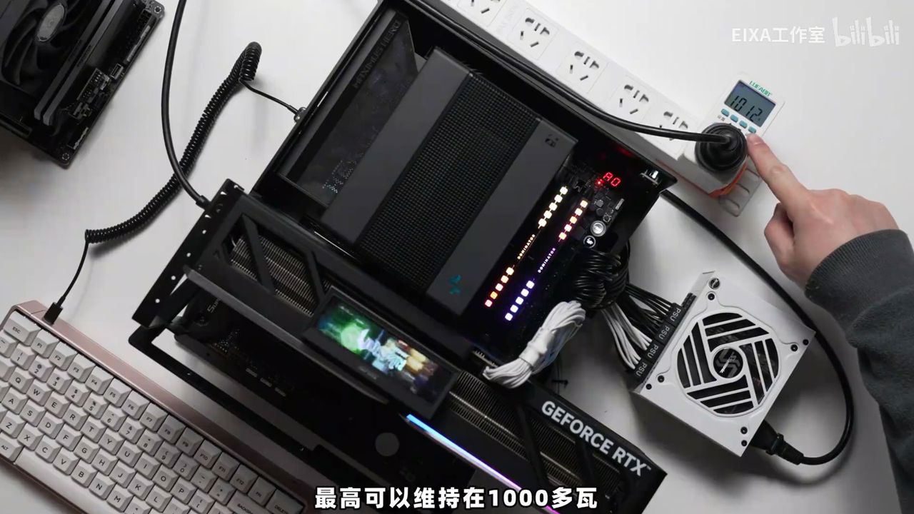 Testing an RTX 5090D system with an inappropriate PSU