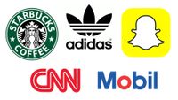 Starbucks/Adidas/Snapchat/CNN/Mobil logos