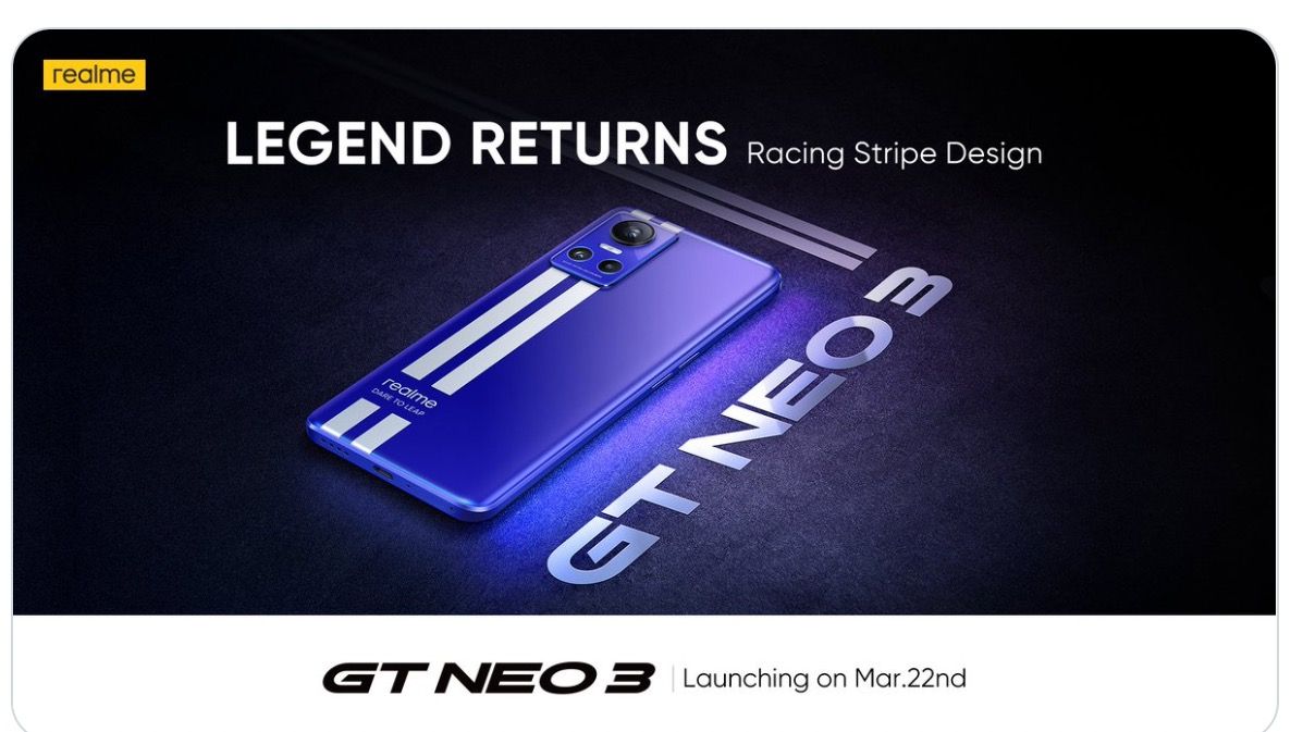 Realme GT Neo3 Le Mans phone 