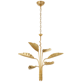 Dumaine Medium Pierced Leaf Chandelier