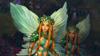 Two pixies, holders of the Heroes of Might and Magic Olden Era Fine Wand.