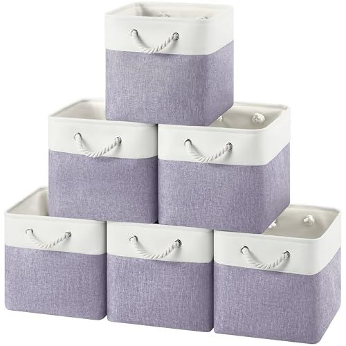 Cube Storage Bins (Pack of 6)