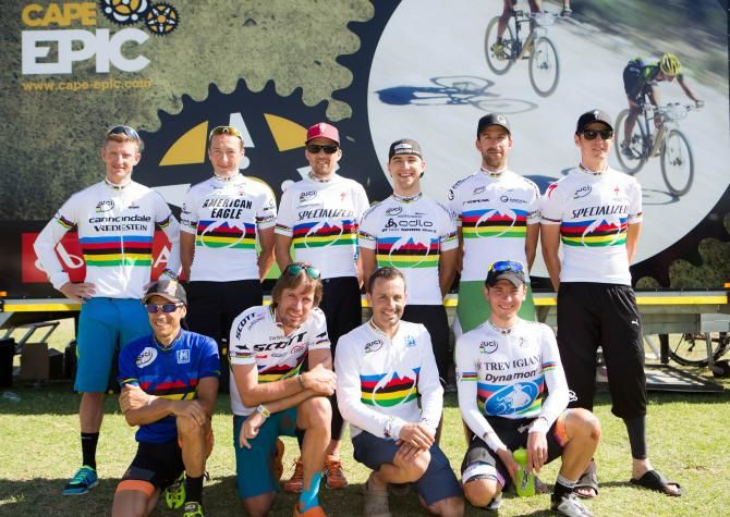 World champions at the 2013 Cape Epic. Back row: Roel Paulissen (2008
